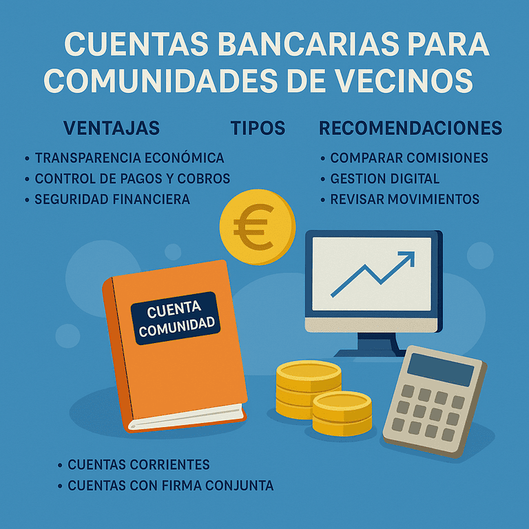cuentas bancarias para comunidades de vecinos salen ventajas y recomendaciones