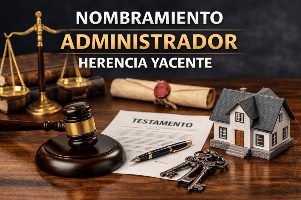 Nombramiento de administrador de herencia